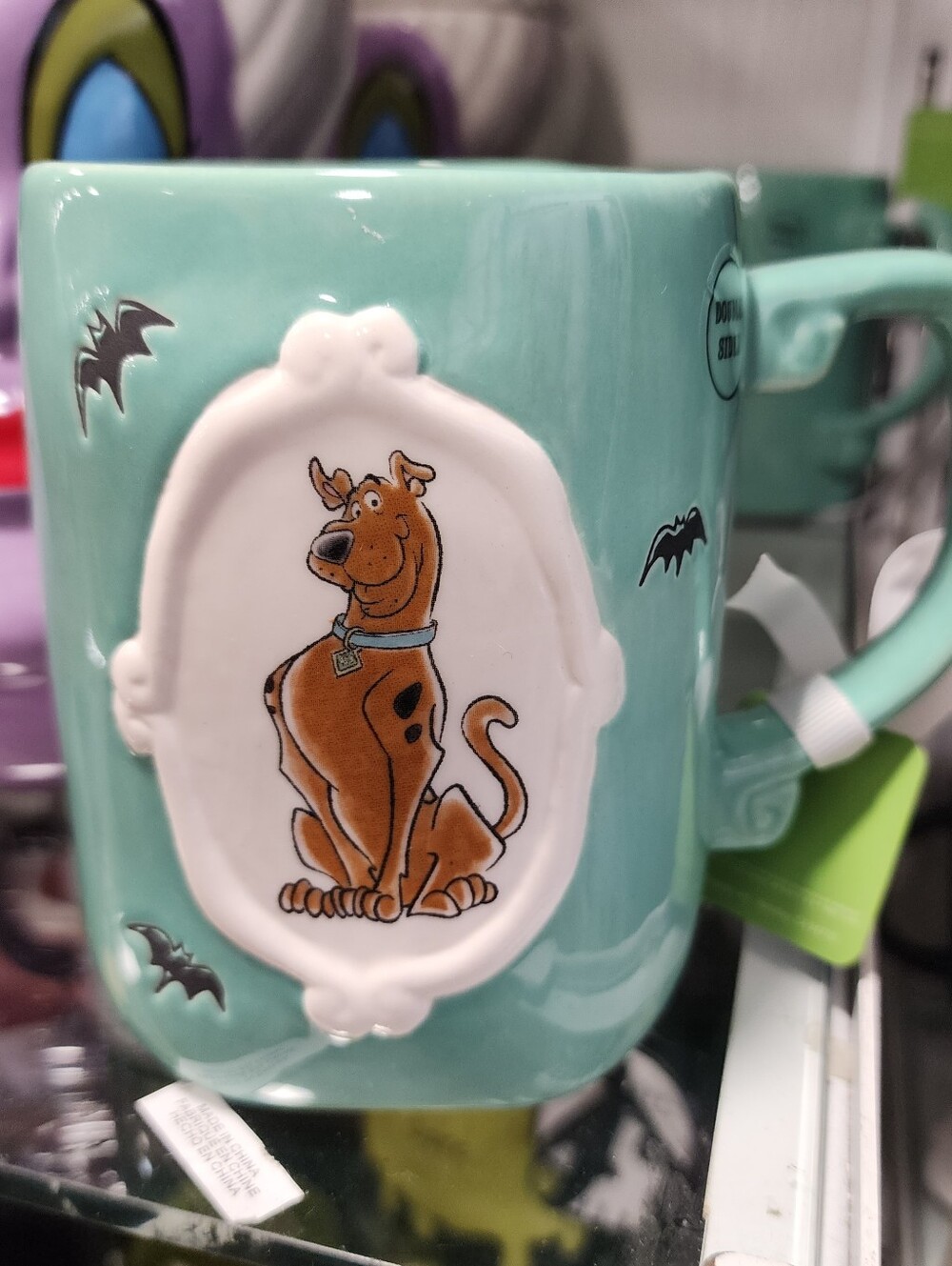 Rae Dunn Mint Green Ceramic Mug - Scooby Graphic